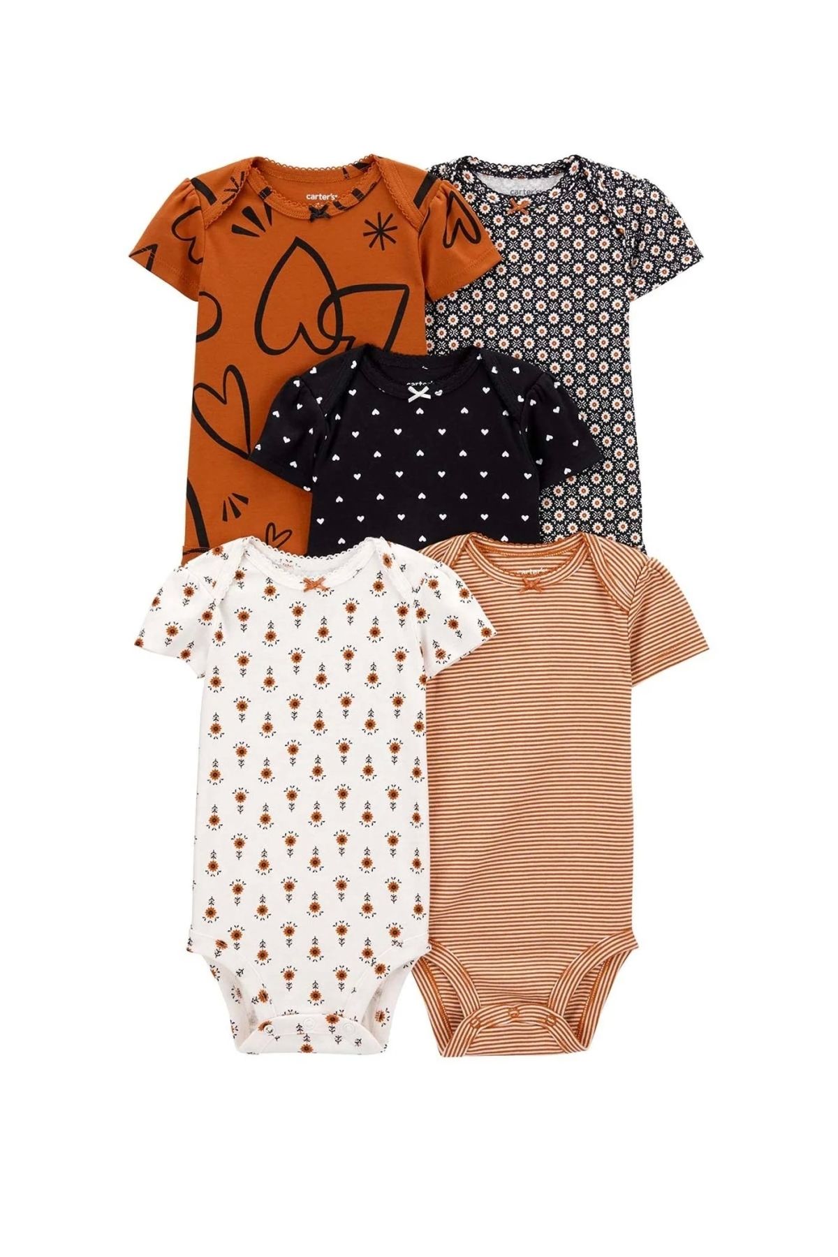 Carter'sLayette Kız Bebek5'li Kısa Kol Body 1...