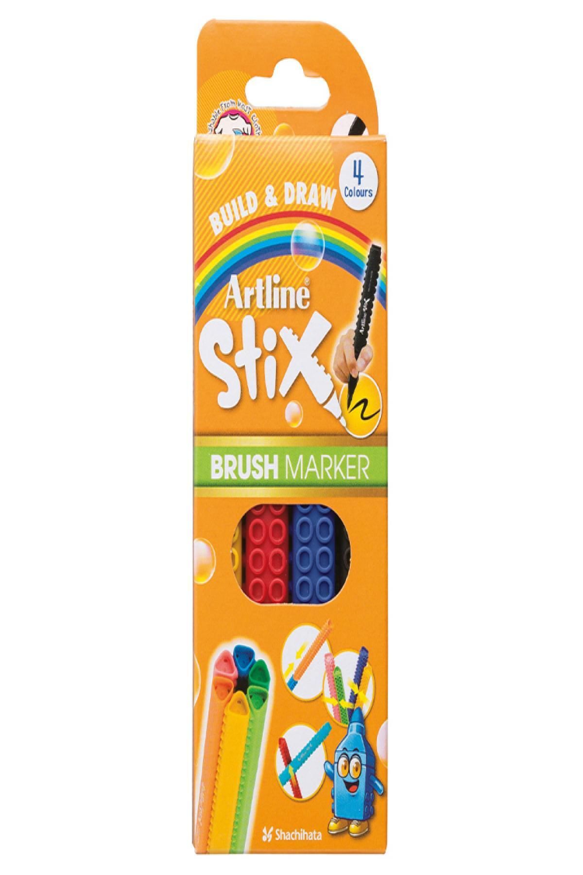 MMB Boutique Artline StixBrush Marker Keçeli...