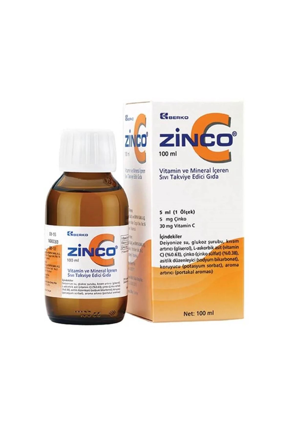 Zinco C 5 Mg Şurup