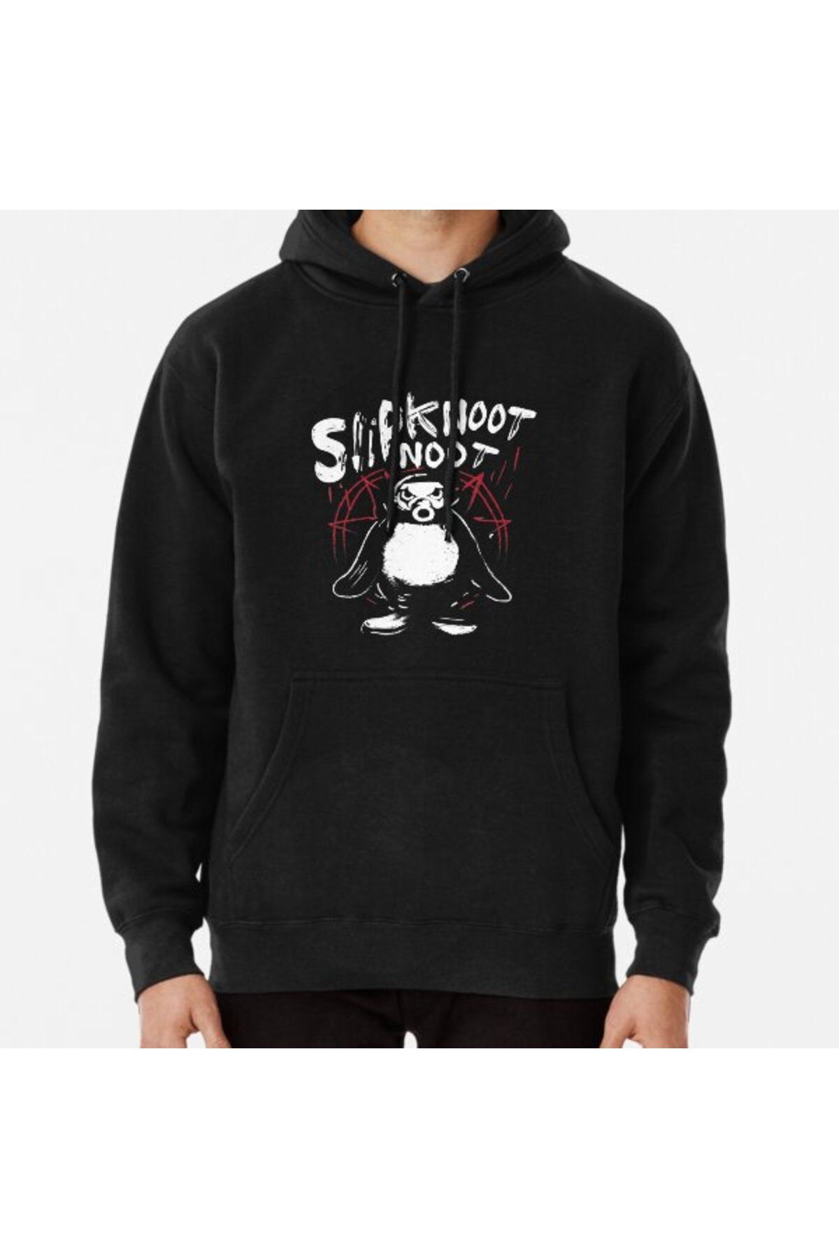 Hvit SteinSlipknoot nootpenguin death metal g...