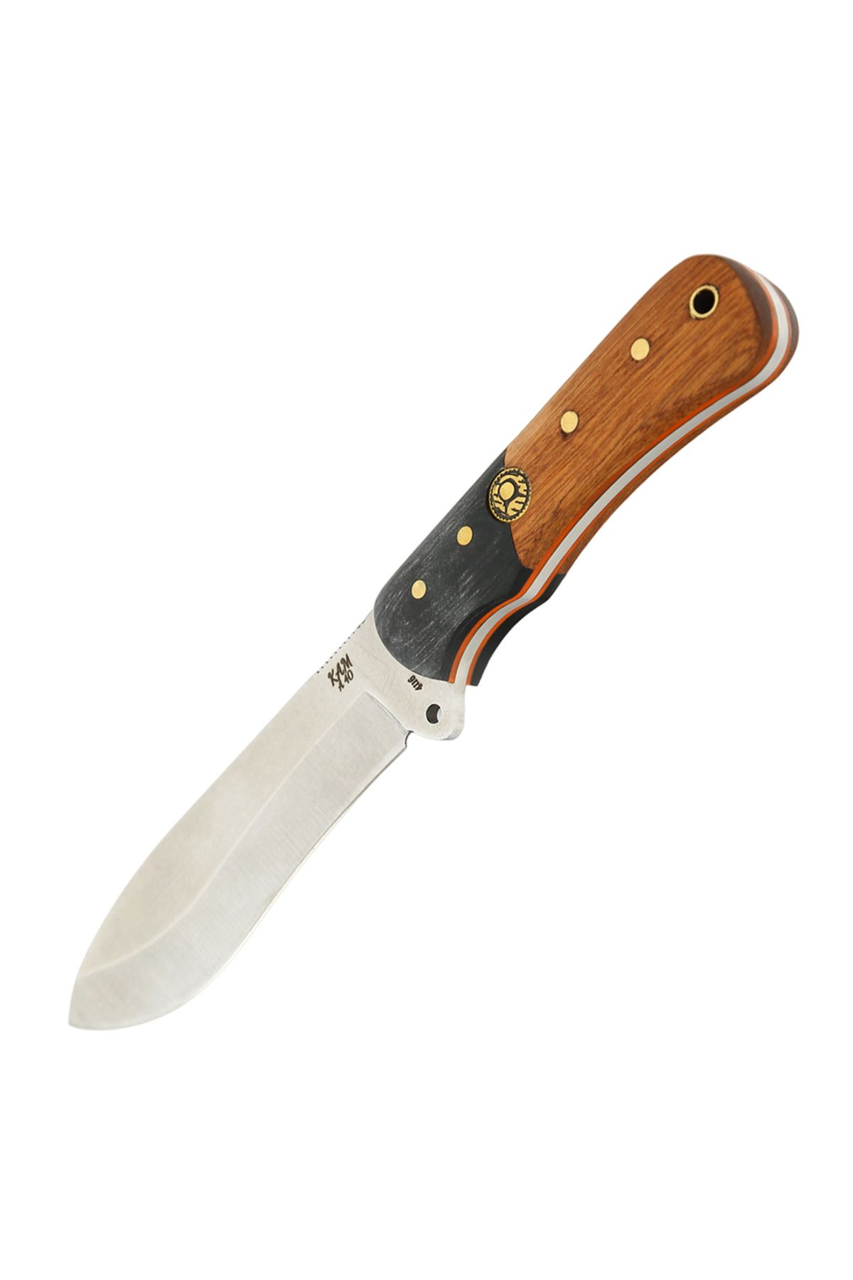 KAM KNIFE - A40 - 4116 Çelik- Maun Siyah Ve K...