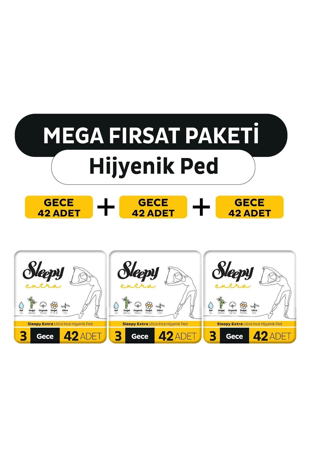 SleepyExtra Ultra InceHijyenik Ped Mega Fırsa...