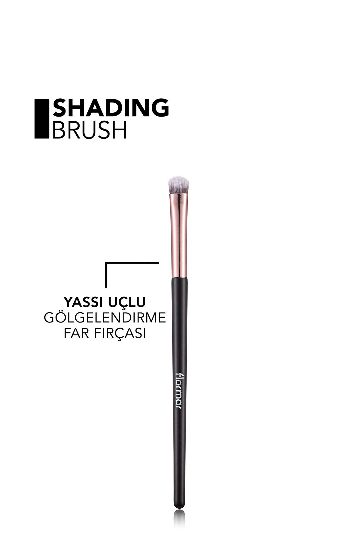 Yuvarlak Uçlu Elips Far Gölgelendirme Fırçası - Shading Brush - 021 - 8690604597864