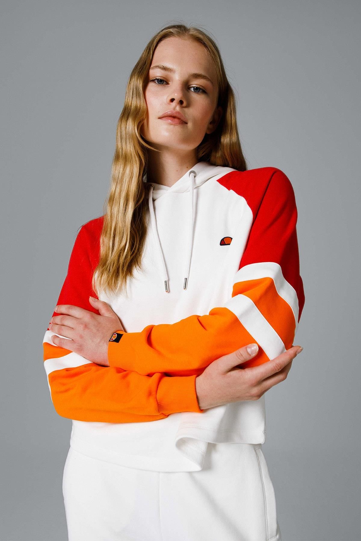 Ellesse Crop Kapüşonlu KadınSweat EF173-OF