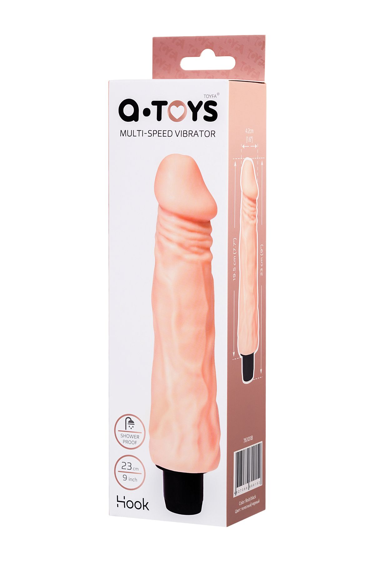 A-toys By Toyfa Hook Gerçekçi Vibratör, Tpe Malzeme 23 Cm