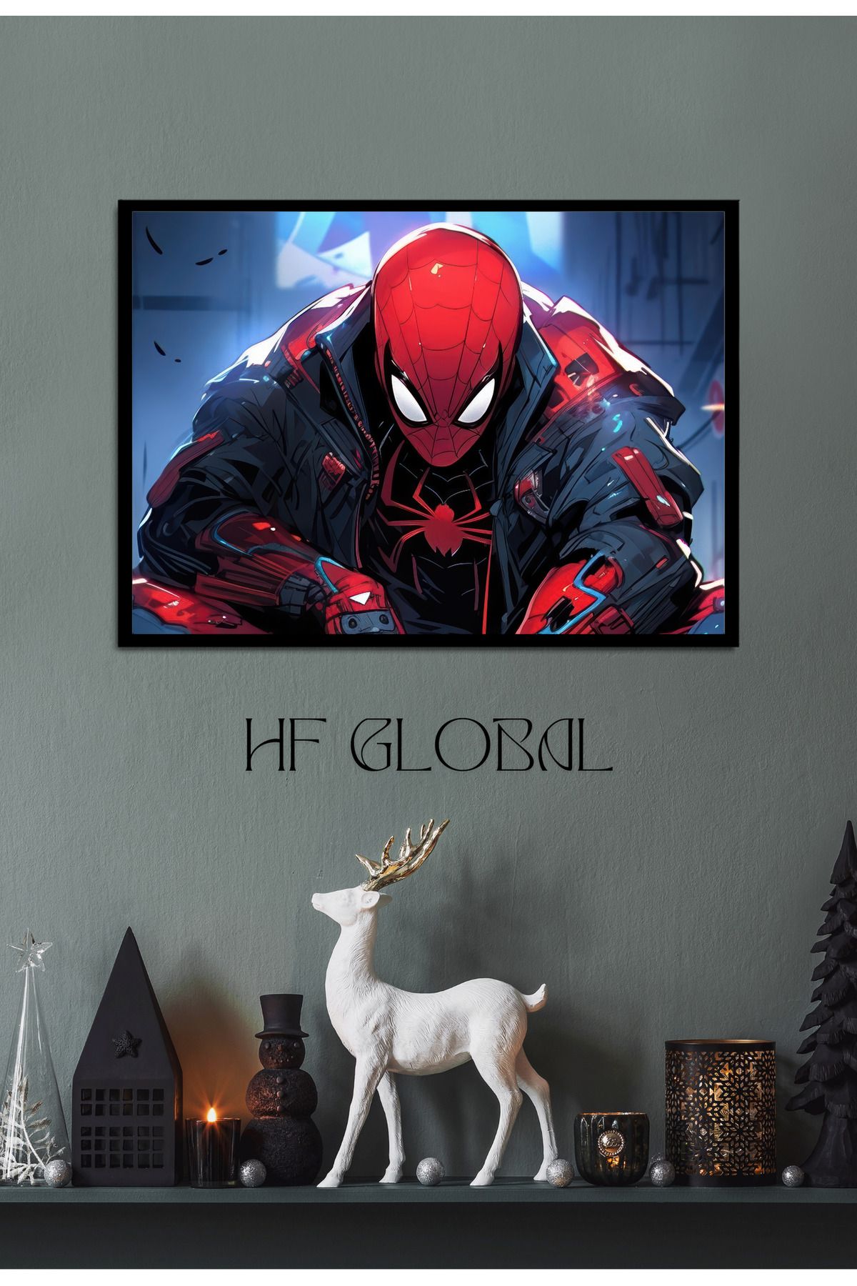 Sticksy Spiderman Poster ,Spider-Man Cyberpun...