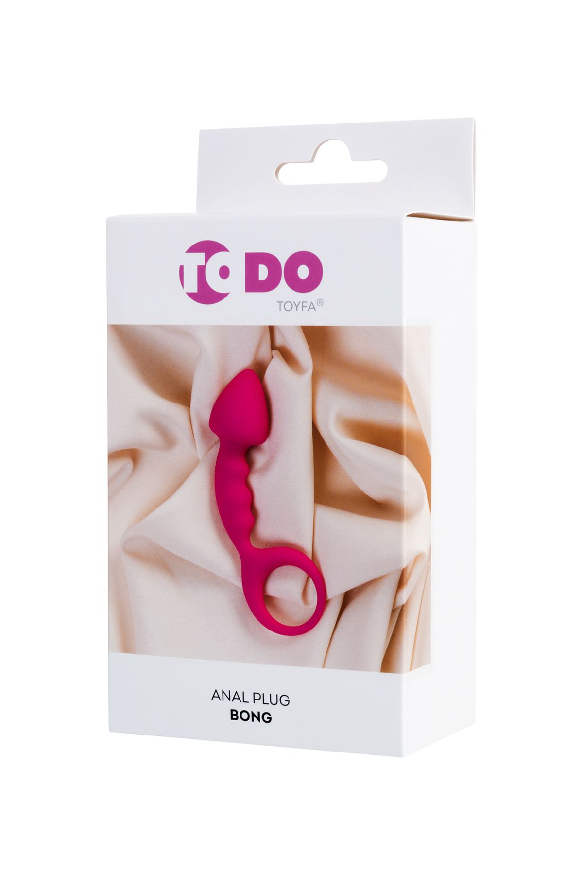 ToDo by Toyfa Bong anal kılıf, silikon, pembe, 12,5 cm, Ø 2,5 cm