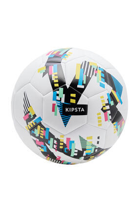Kipsta Öğretici Futbol Topu - 5 Numara - Beyaz / Siyah - Learning Ball Image 0