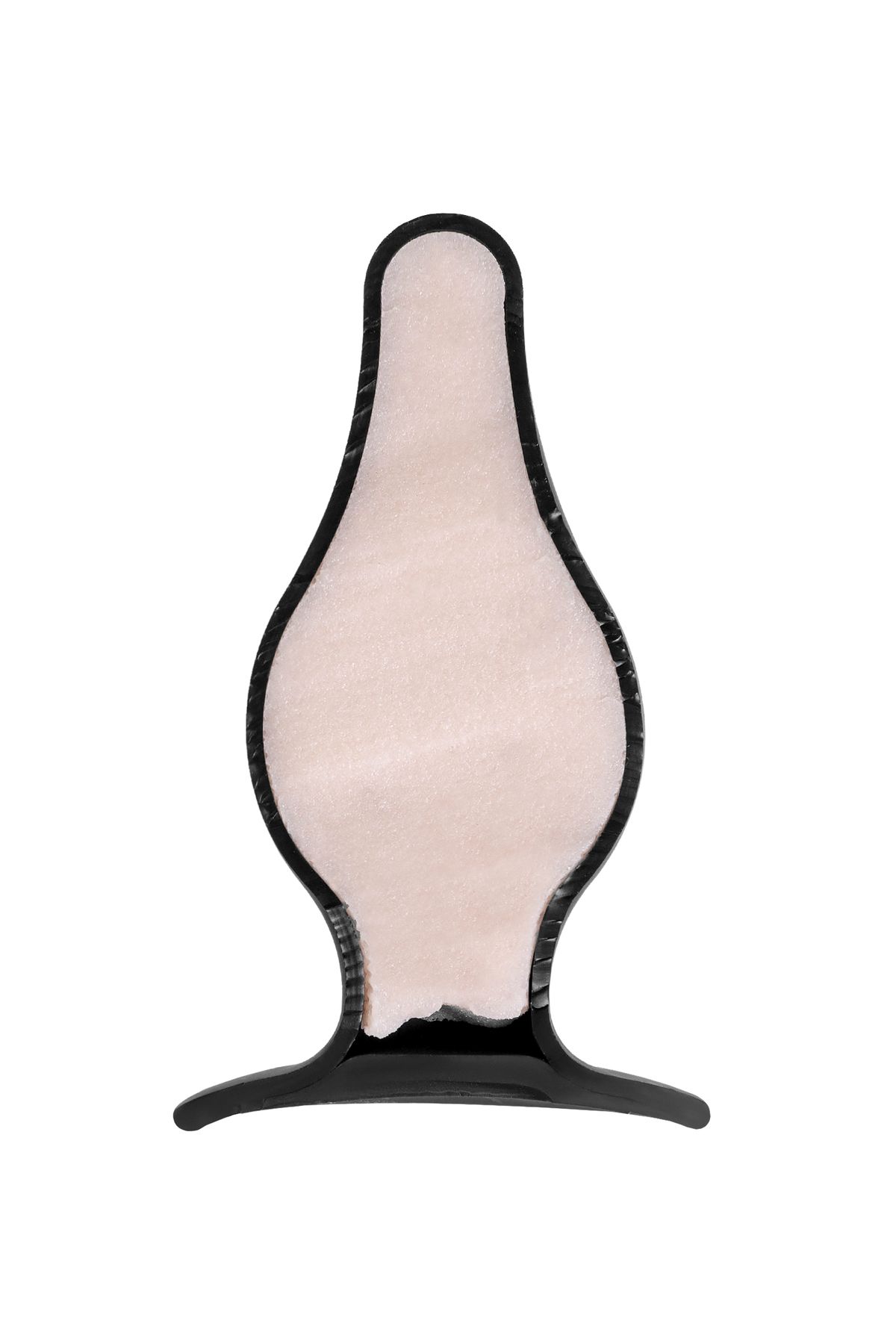 Erotist Spade XS anal kılıfı, Silekspan, siyah, 6,5 cm