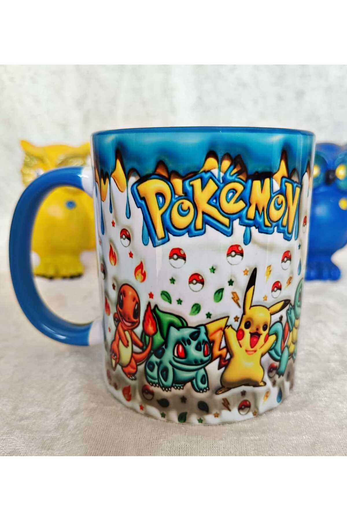 Mugs and love Pokemon 3Dbaskı büyük boy kupa