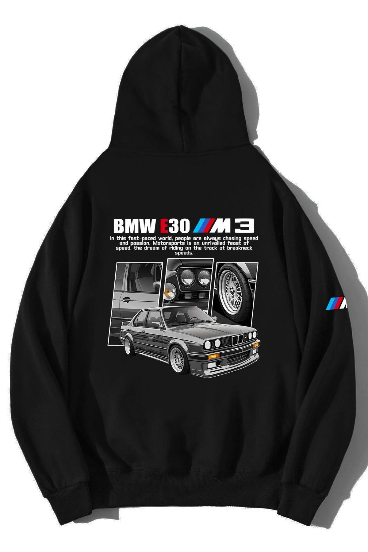 BRZ COLLECTIONUnisexOversize BMW E30 M3 Hoodi...