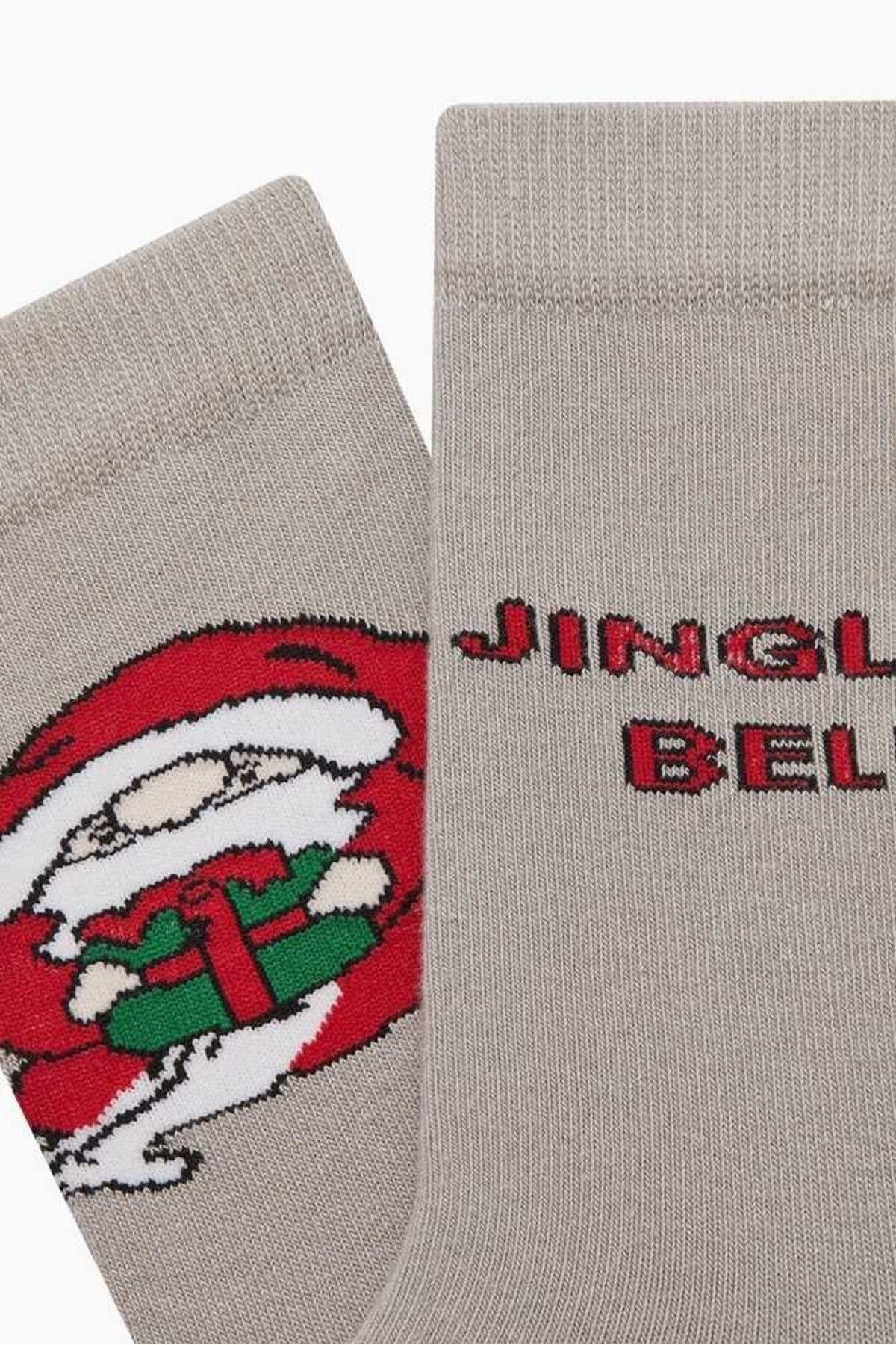 Jingle Bells Yazılı Unisex Yılbaşı Çorap