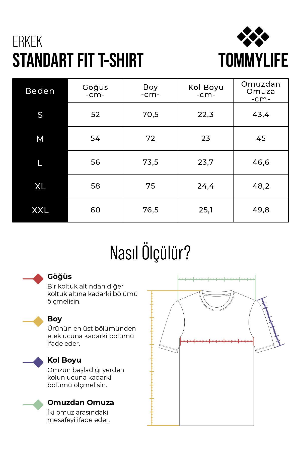 George Siyah Standart Kalıp Erkek T-shirt - 88220