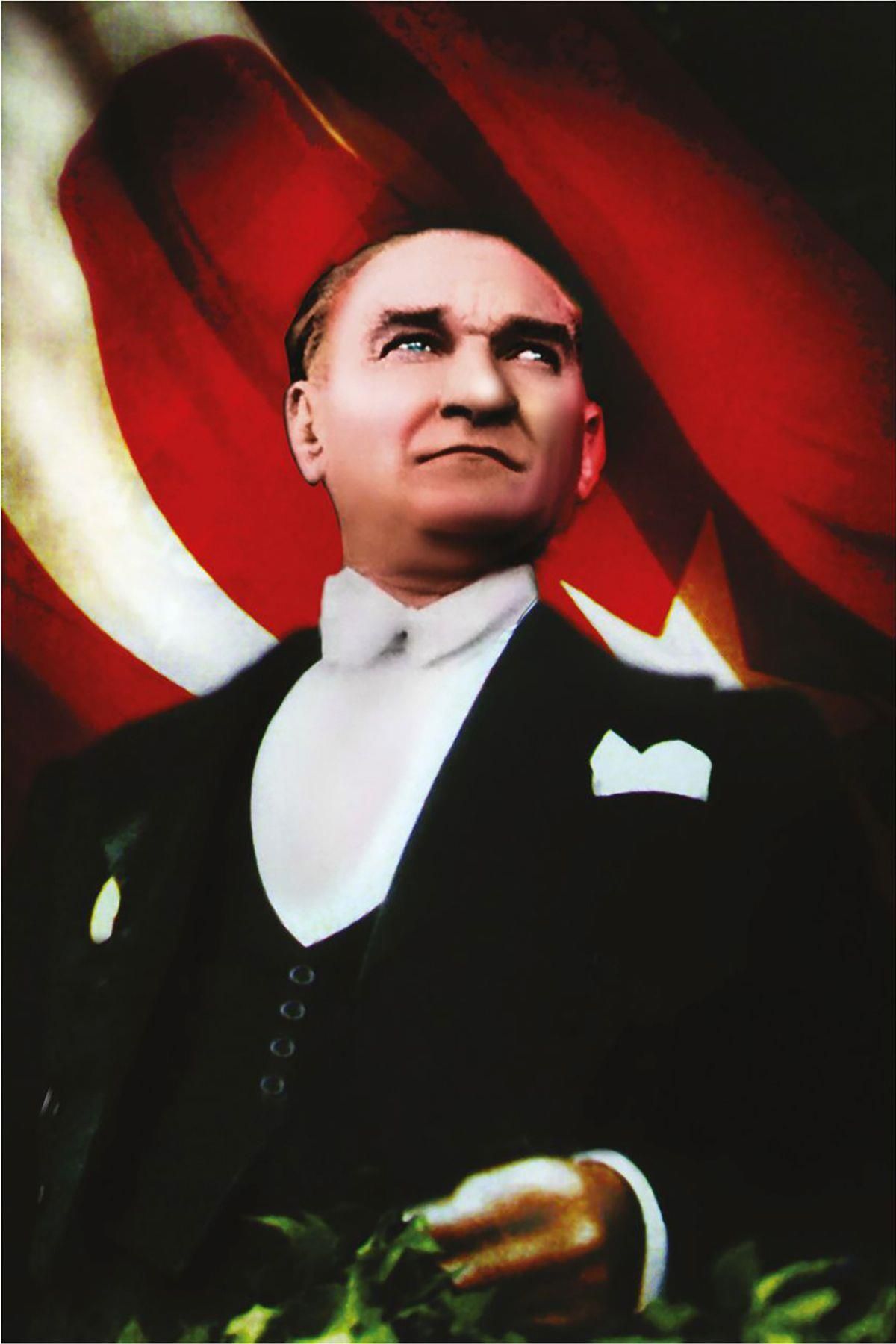 Atatürk Posteri 400x600 cm 1. Kalite Raşel Kumaş