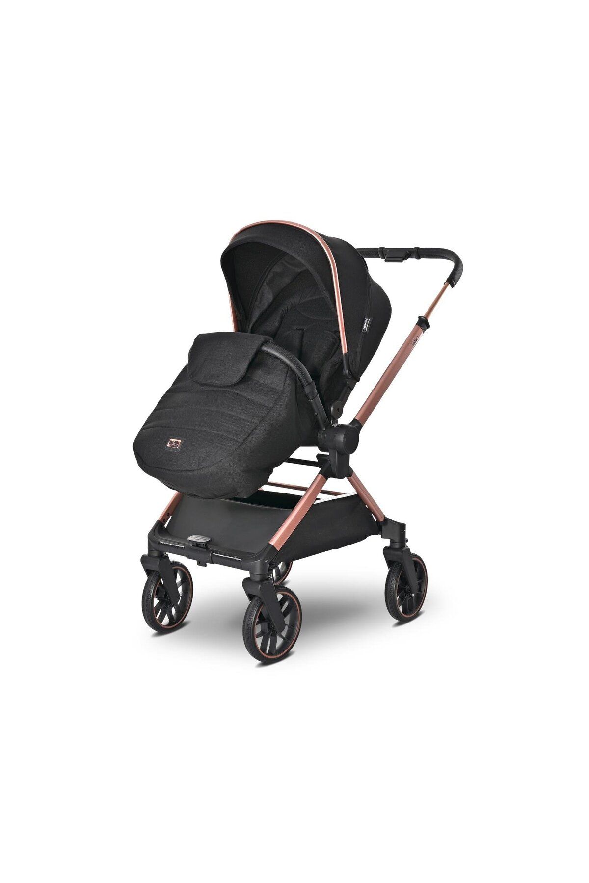 Lorelli Reya 3 in 1 Travel Sistem Bebek Arabası - Black