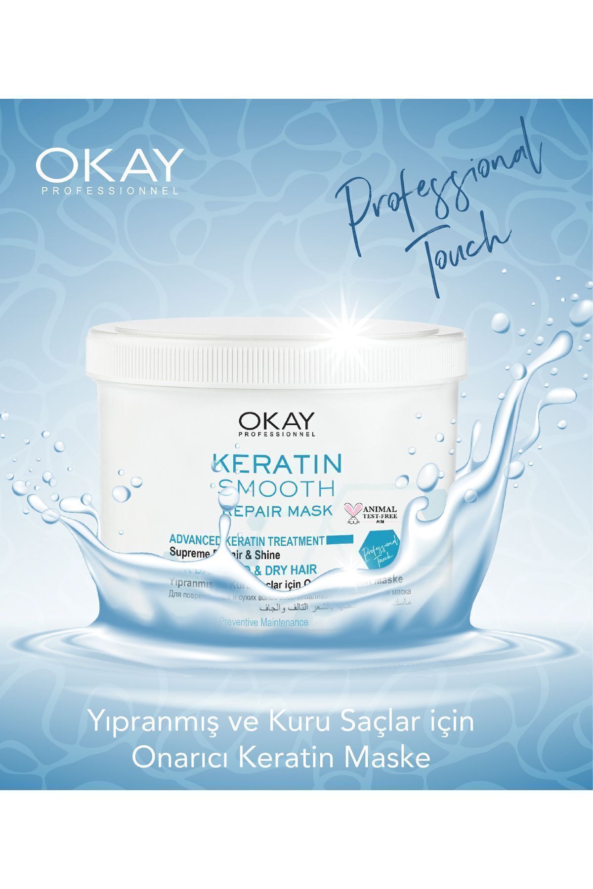 Keratin Smooth Onarıcı Maske 500 ml