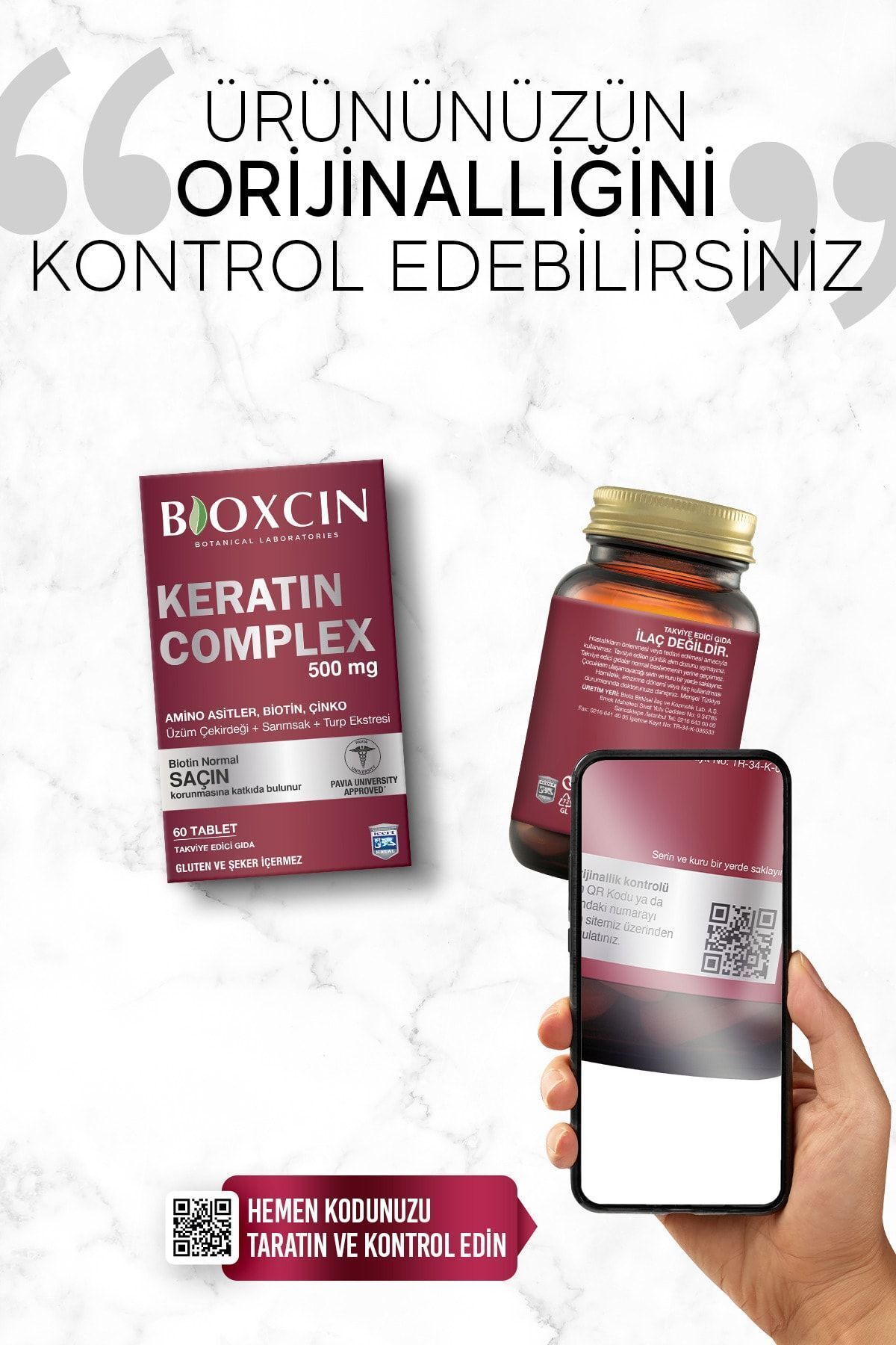 Keratin Complex 500 Mg 60 Tablet