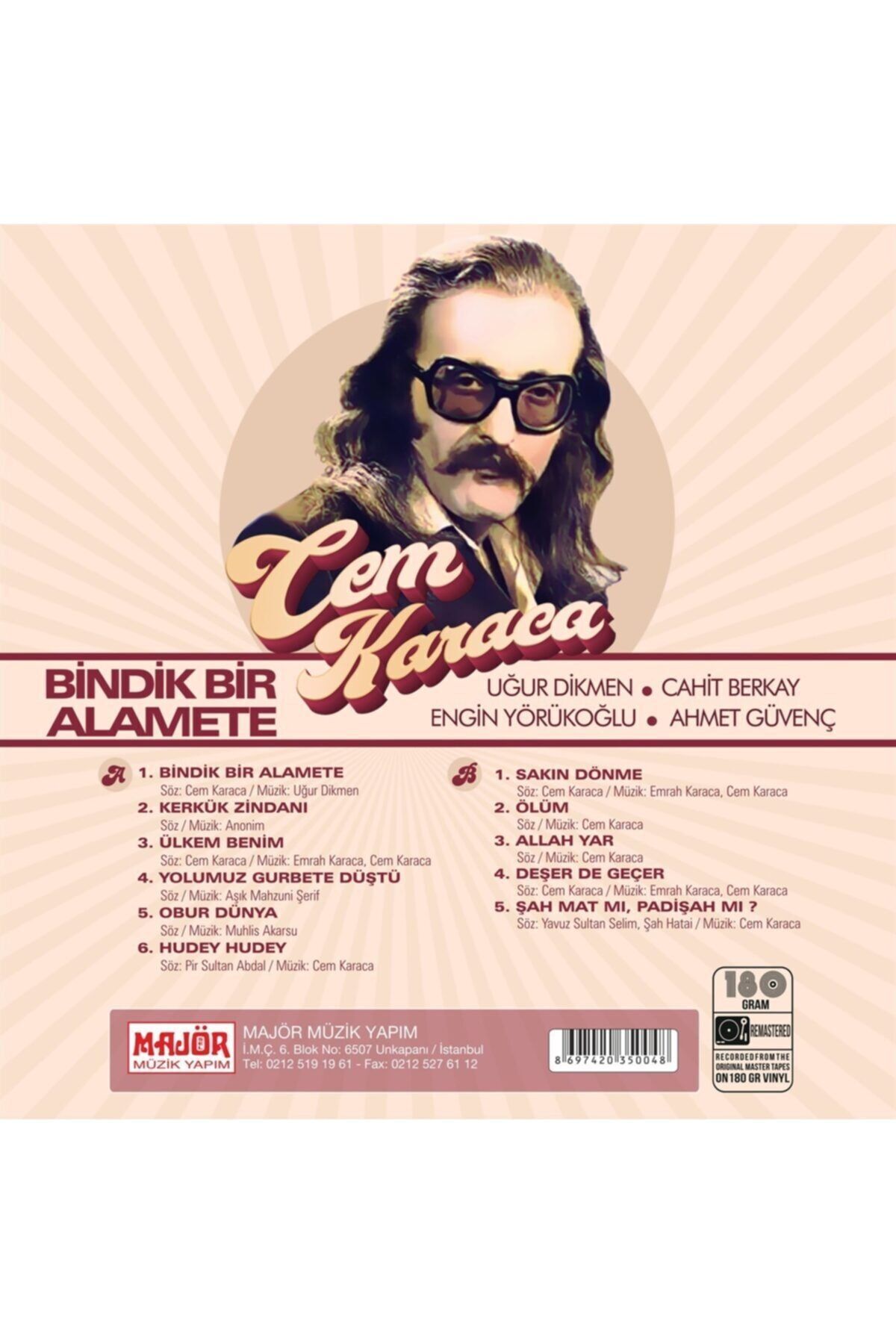 Cem Karaca - Bindik Bir Alamete (plak)