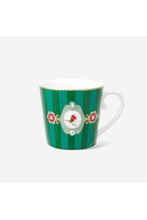 Love Birds Yeşil Porselen Kupa 250 ml Image 0