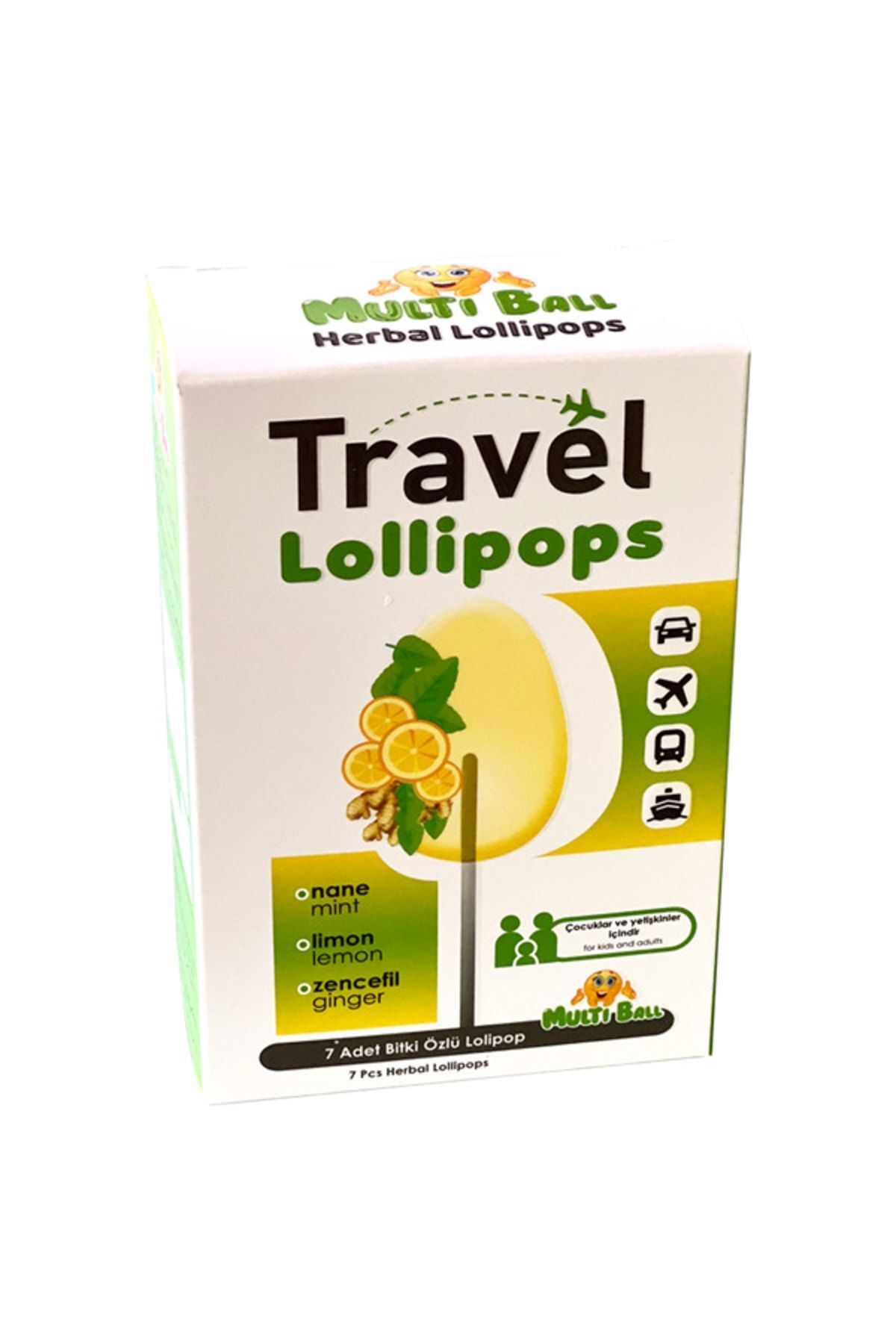 Multiball Travel Lollipops 7Adet