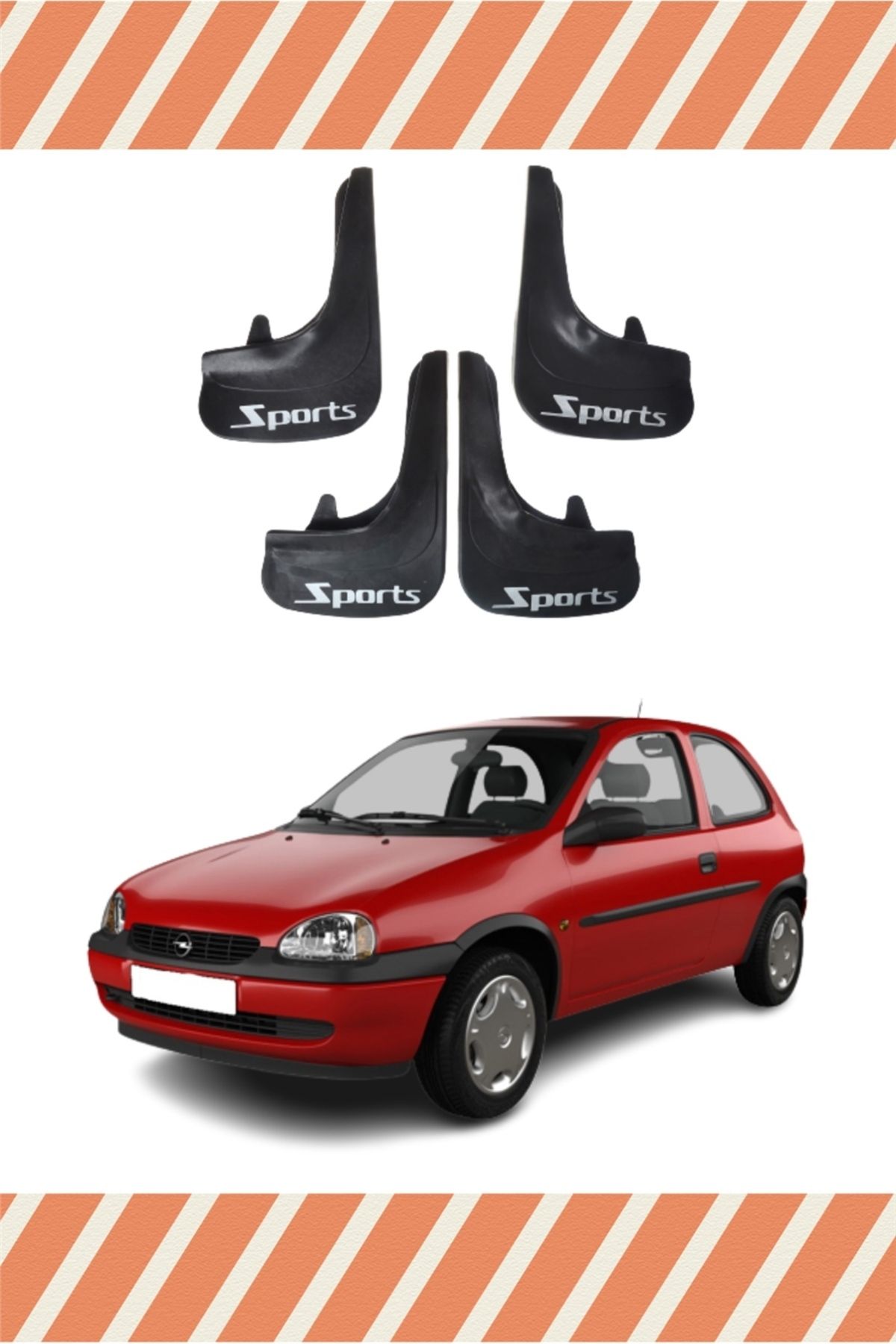 the mr east Opel Corsa B1993-2000 Sports Yazı...