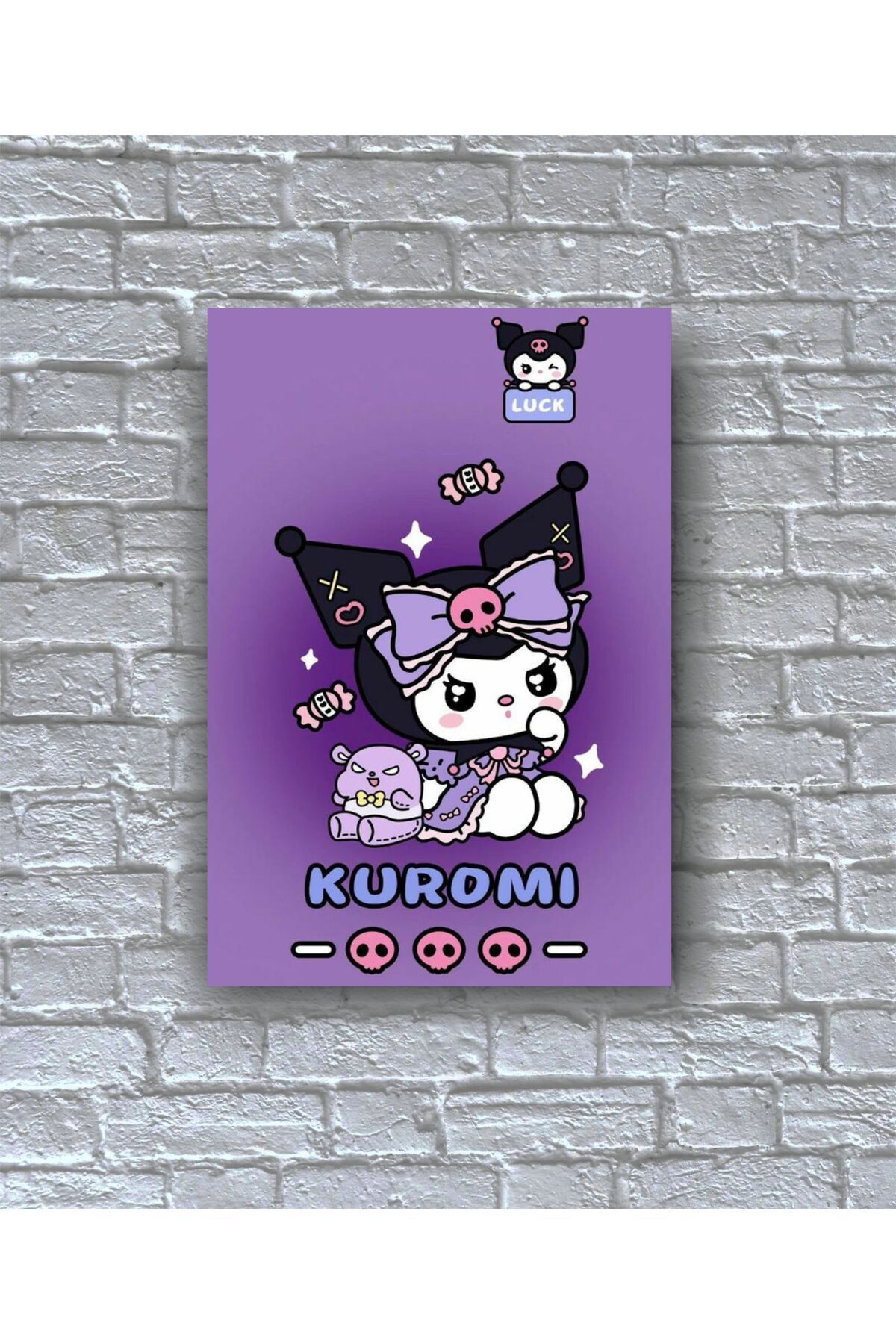 icaseKuromi Melodi HelloKitty Poster duvar sü...