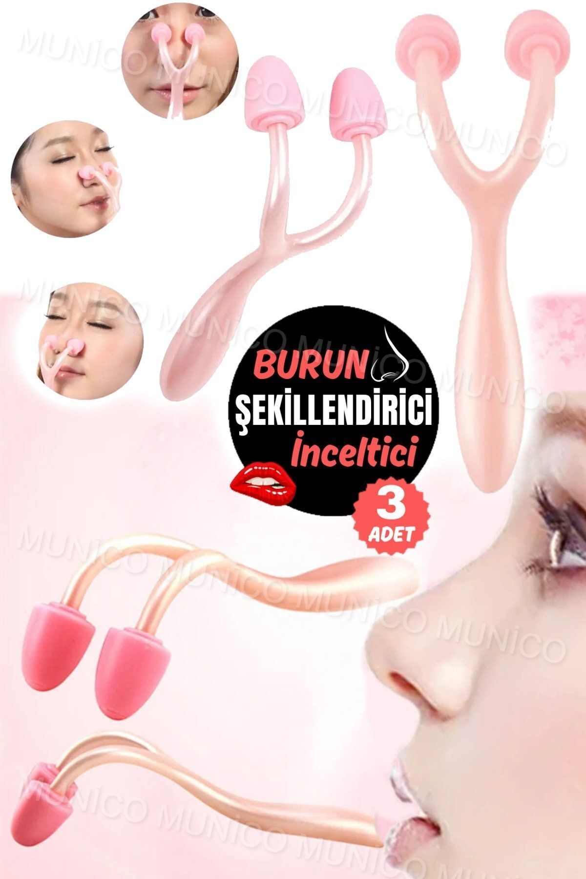 Mucuks 3 Adet Yüz ve BurunMasajı için Kalitel...