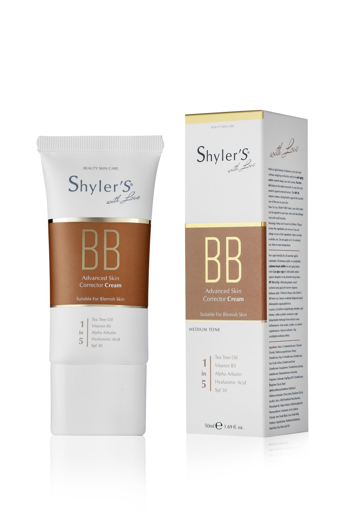 Shyler'S Bb Krem Leke Ve AkneÖnleyici Spf 30...