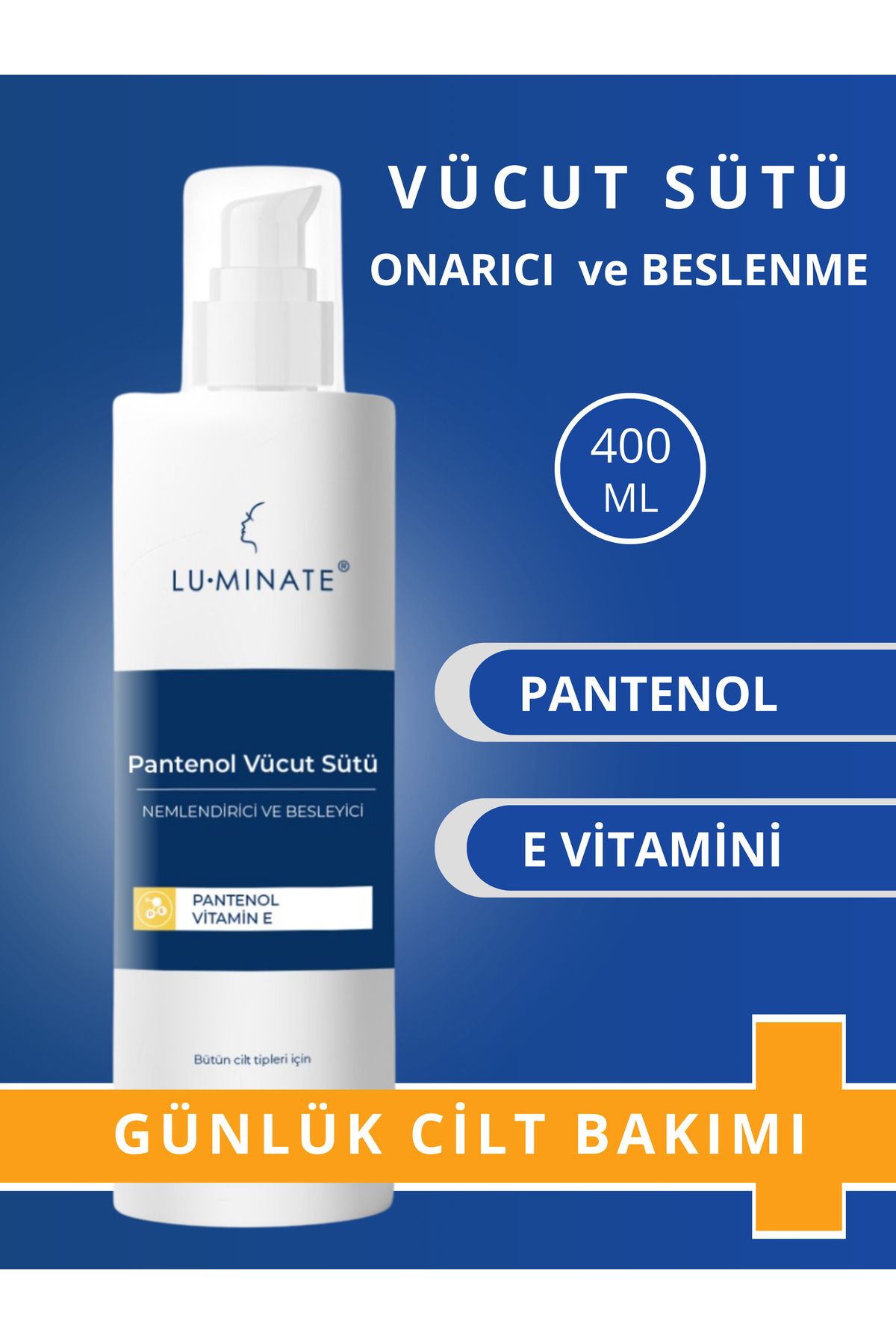 LuminateVücut LosyonPantenol E Vitamini Kuru...