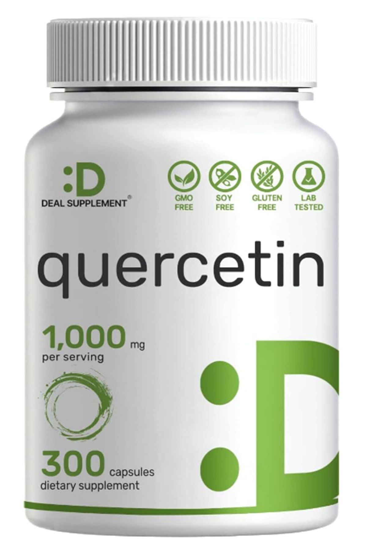 DEAL SUPPLEMENT Quercetin1000mg 300 Capsul Im...