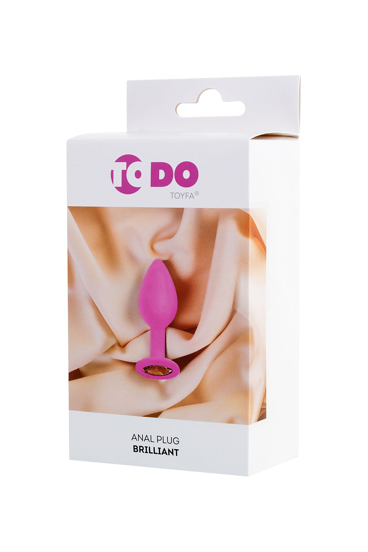 ToDo by Toyfa Brilliant anal kılıf, silikon, pembe, 7 cm, Ø 2 cm, 50 g