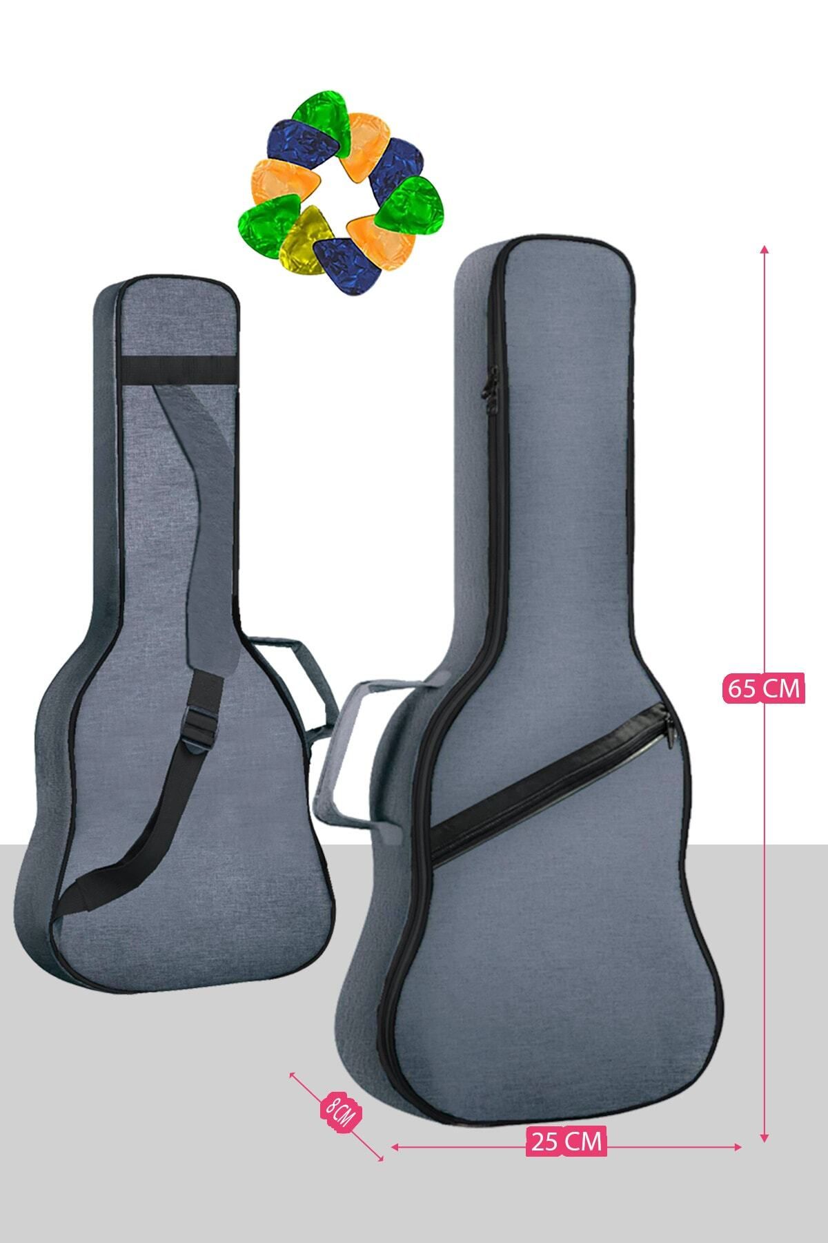 Cs-24 Concert Ukulele Çantası Gigbag Soft Case Kılıf (10 PENA VE TAKIM TEL HEDİYE)