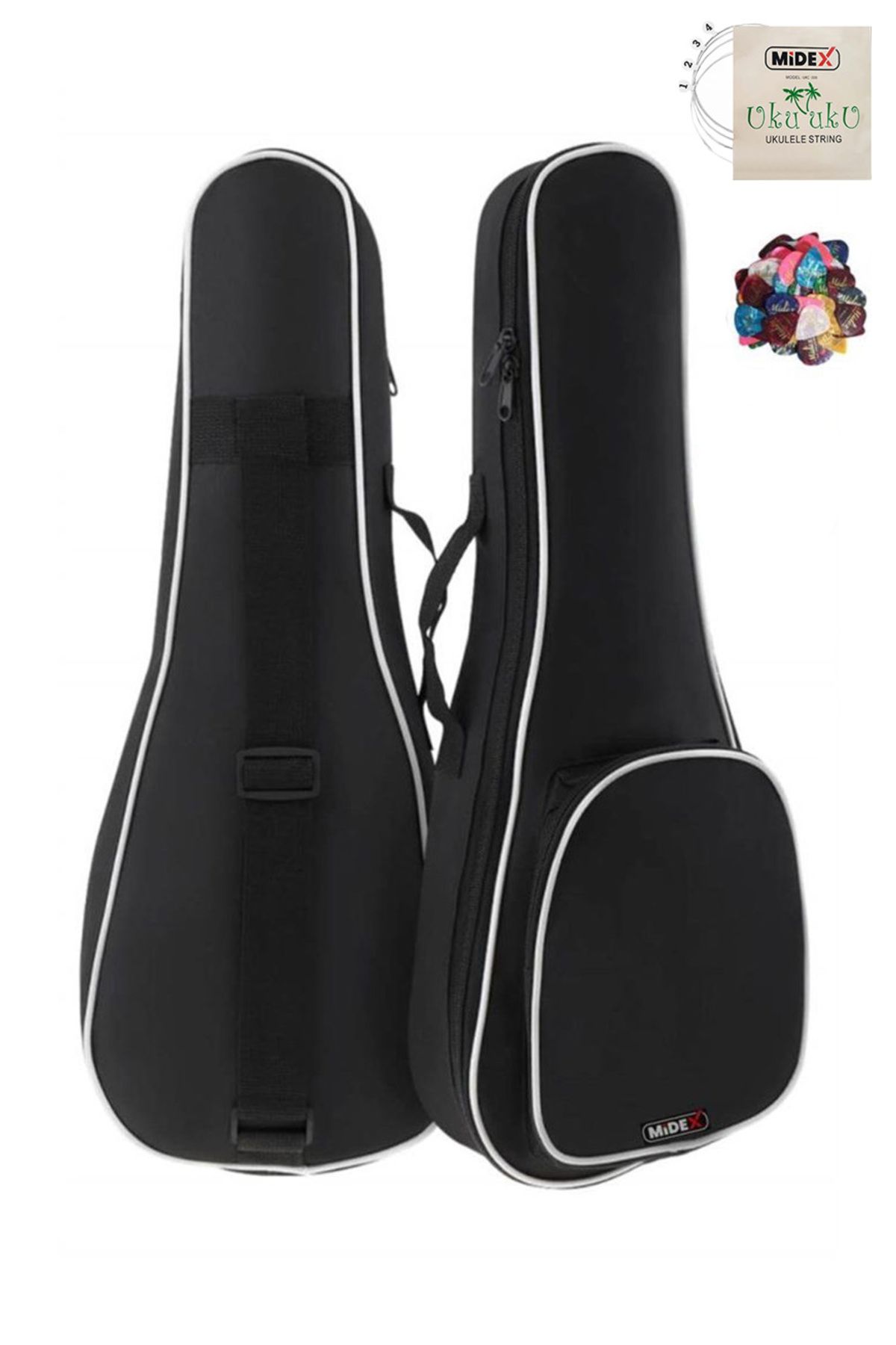 Midex Cs-21 Soprano UkuleleÇantası Gigbag Sof...