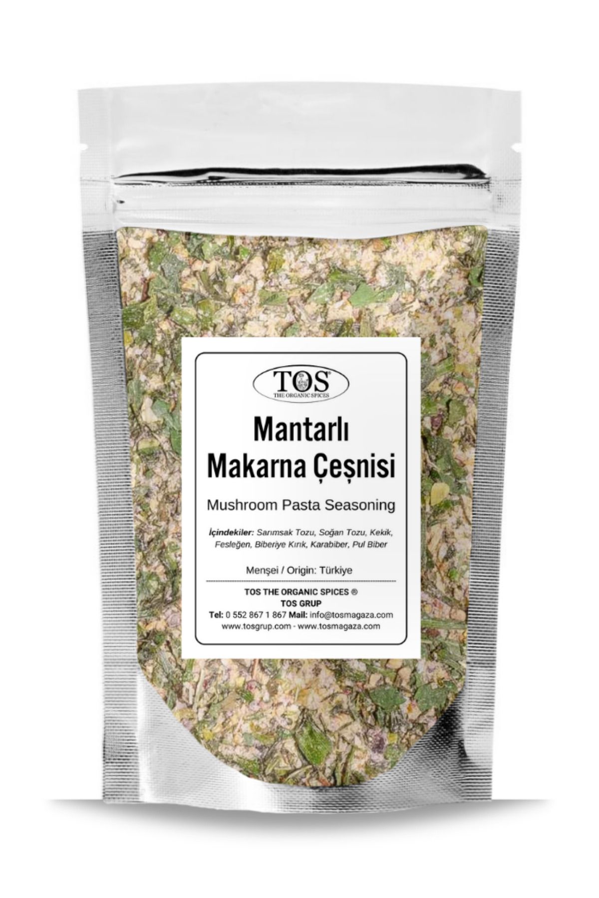 TOS The Organic Spices Mantarlı Makarna Çeşni...