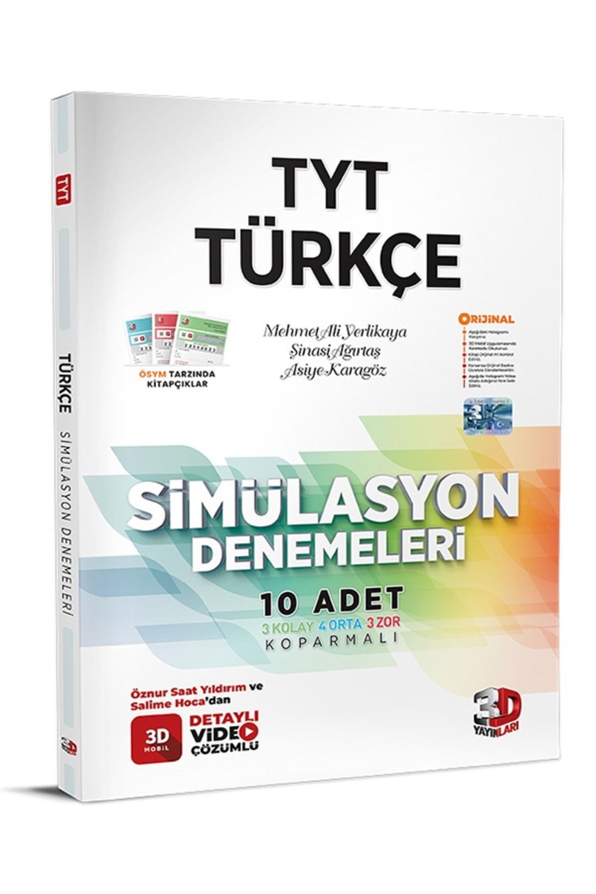 3D Yayınları3d Tyt TürkçeSimülasyon Denemeler...