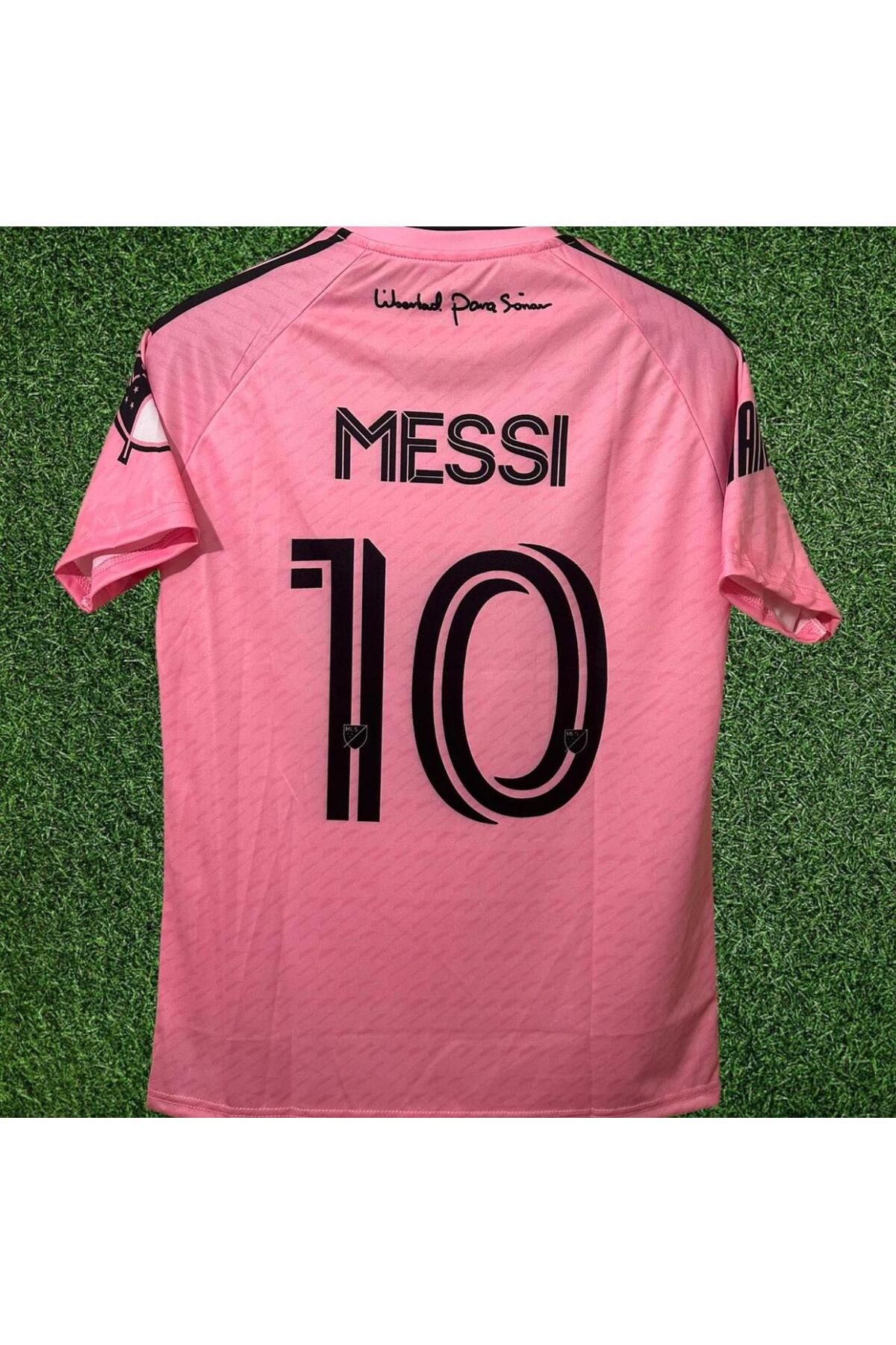 İnter Miami 2023/24 Sezon Lionel Messi Pembe Yetişkin Forması Zp90