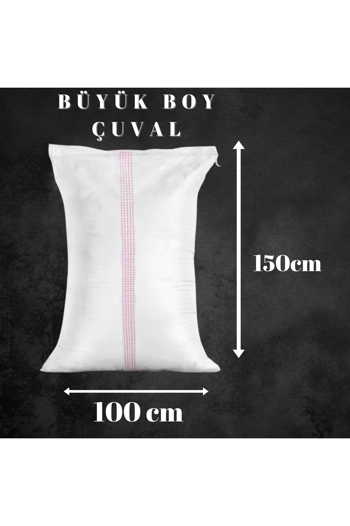 Cnr Bigbag100x150 Büyük BoyHarar Çuval Ev Taş...