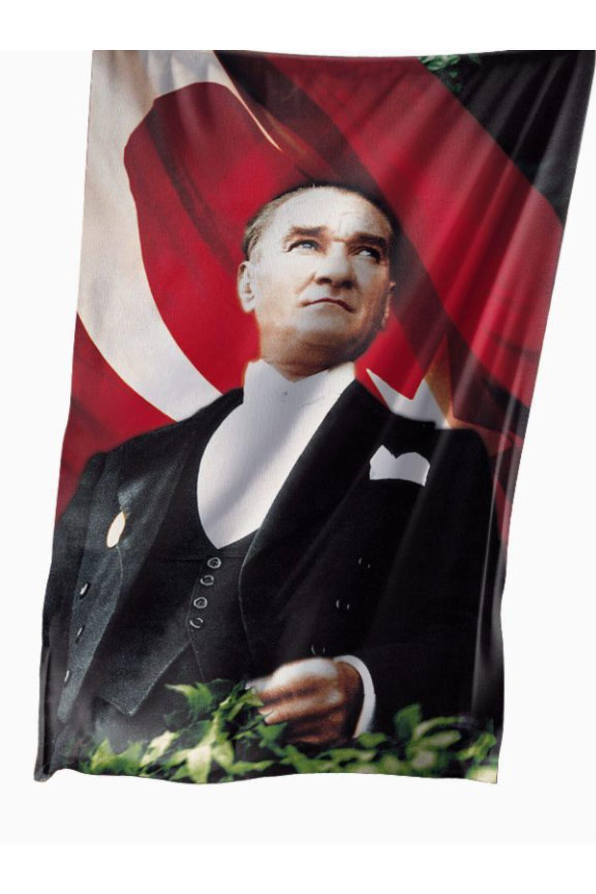 Atatürk Posteri 400x600 cm 1. Kalite Raşel Kumaş