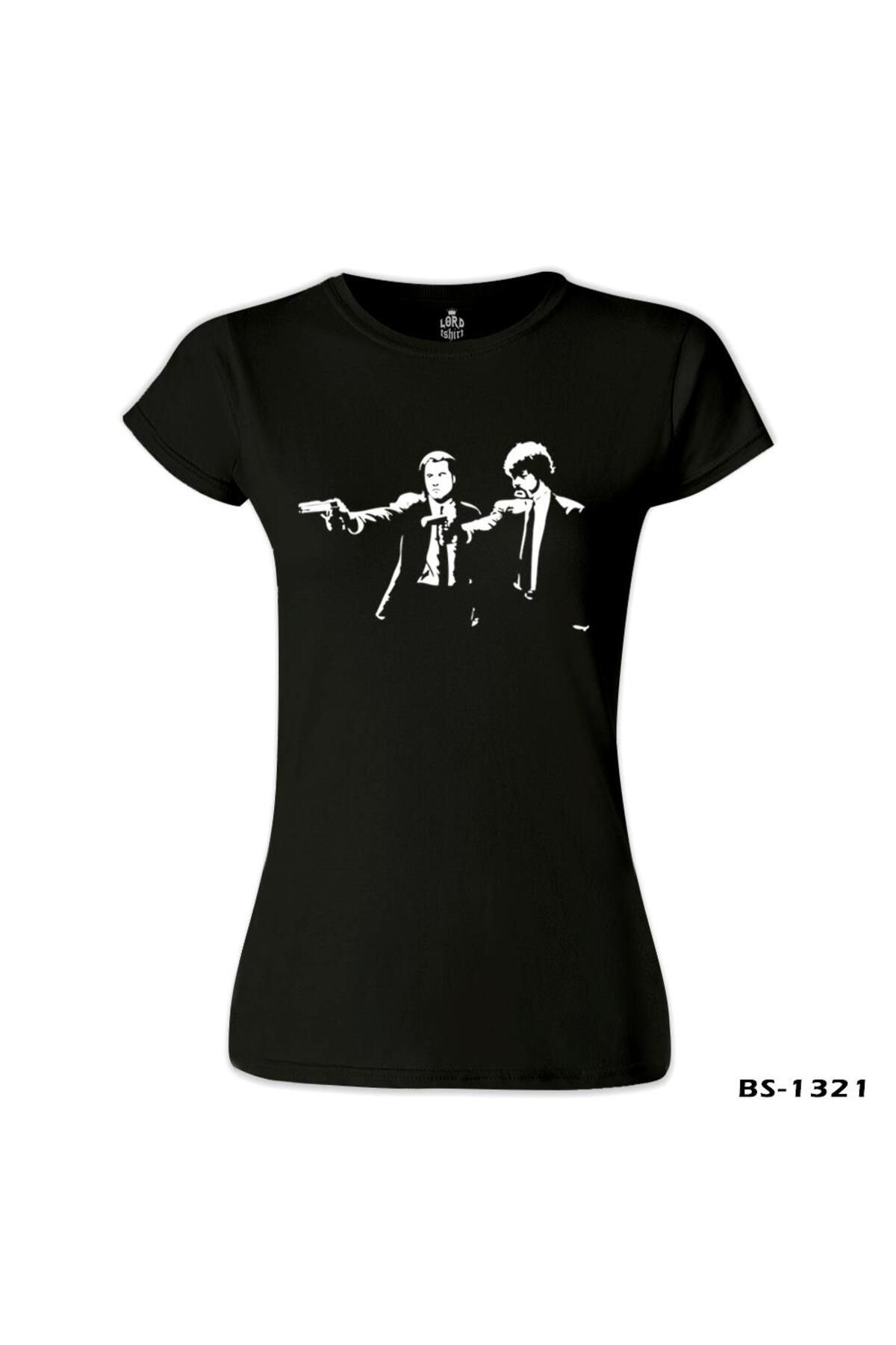 Pulp Fiction - That Scene Siyah Kadın Tshirt