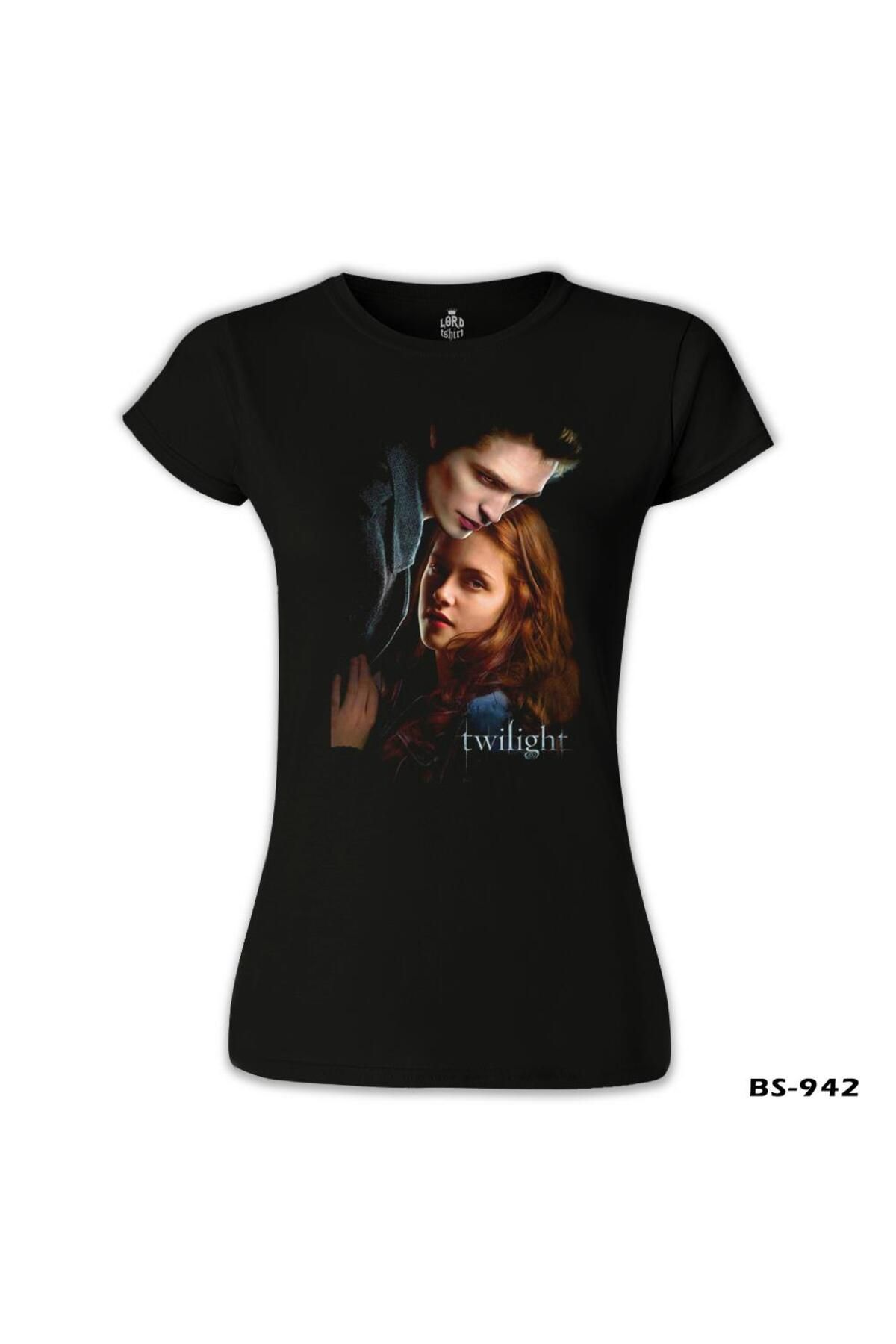 Twilight Siyah Kadın Tshirt