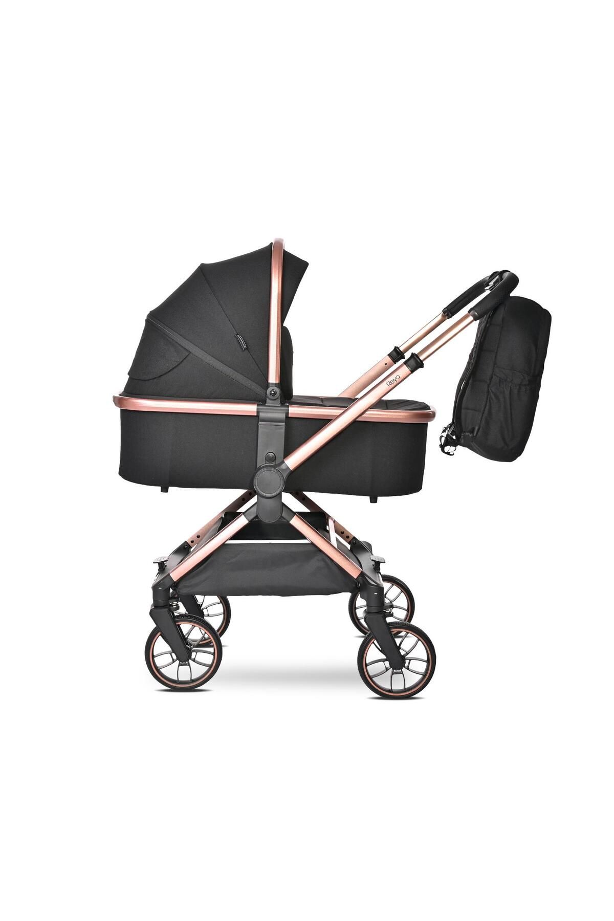 Lorelli Reya 3 in 1 Travel Sistem Bebek Arabası - Black