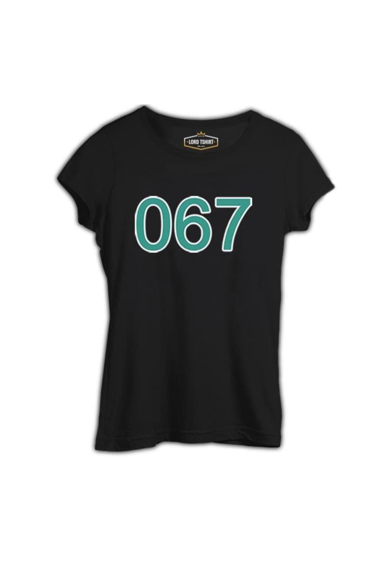 Lord T-ShirtSquidGame-number 067 Siyah Kadın...