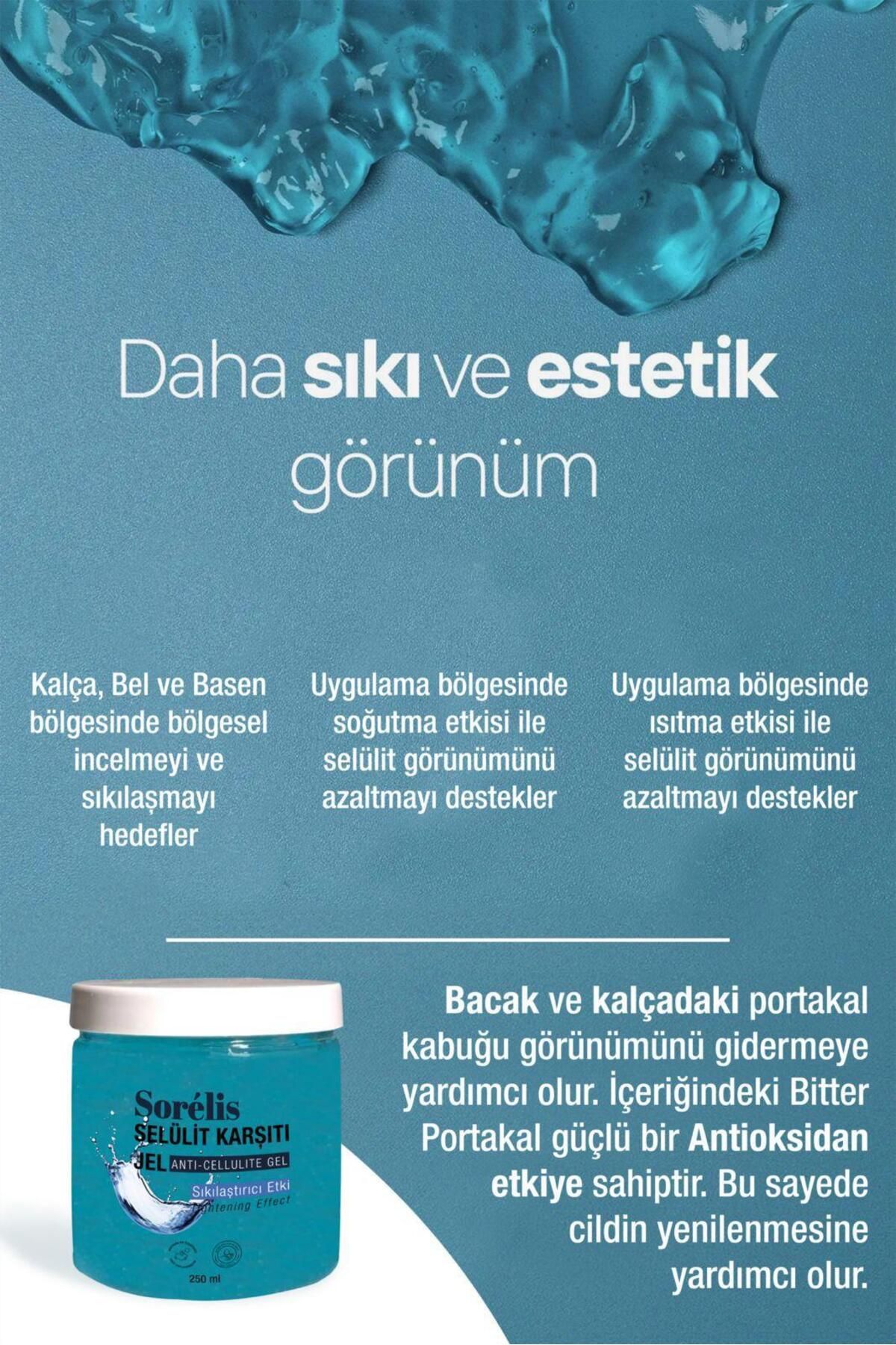 Selülit Ve Çatlak Giderici Vücut Şekillendirici Sıkılaştırıcı Jel 250 ml