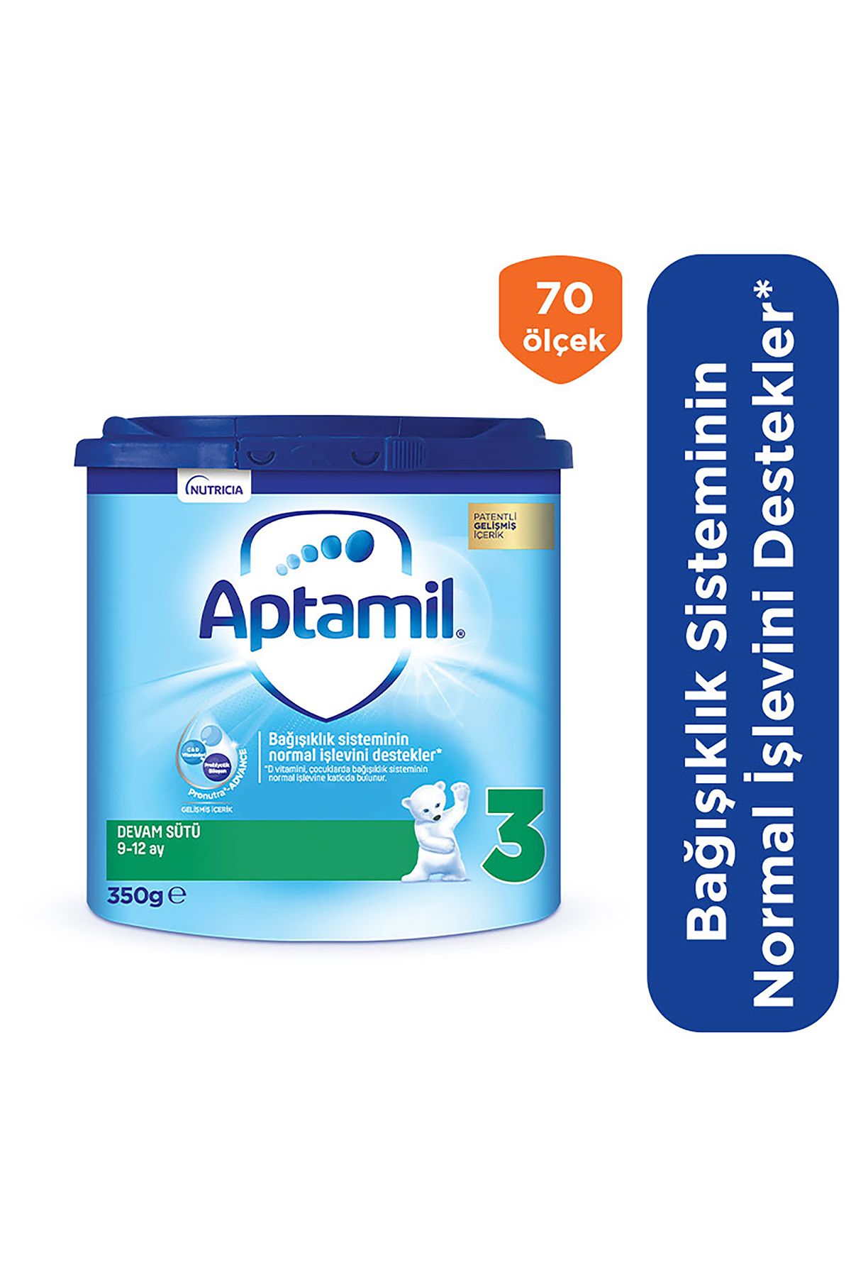 Aptamil3 Devam Sütü 350 G9-12 Ay Akıllı Kutu