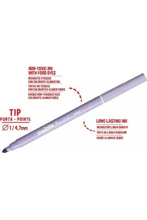 Süper Yıkanabilir 8'li Pastel Renk Keçeli Kalem / 43032 Image 2