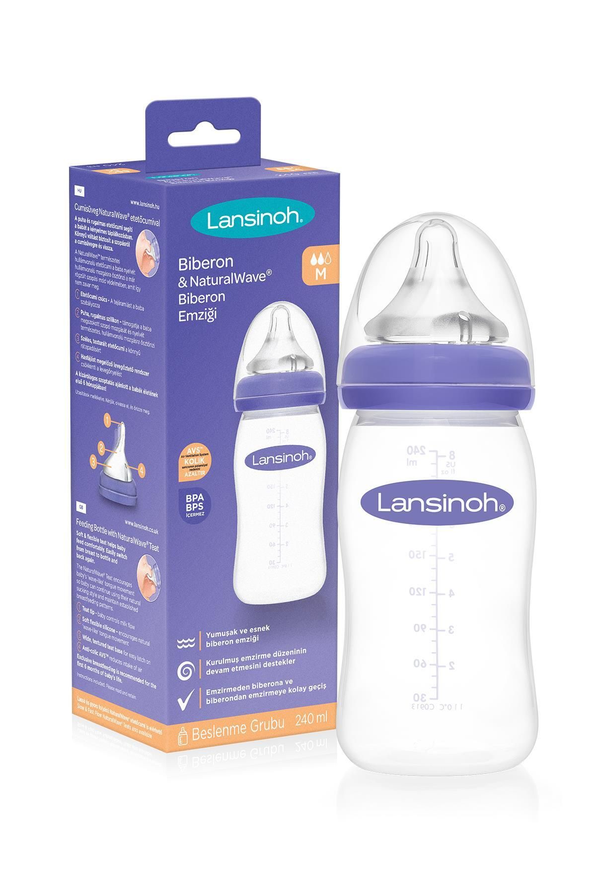 LANSINOHNatural Wave Biberon240 ml