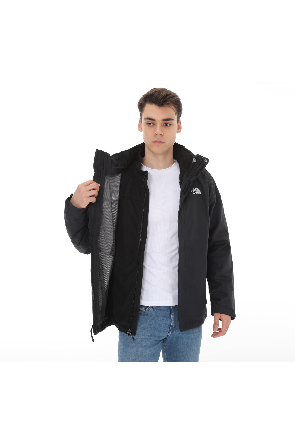 F00cg55jk31-r M Evolve Iı Trıclımate Jacket Erkek Mont Siyah