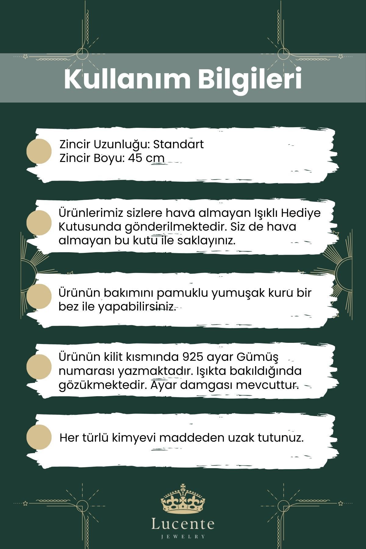 Luxury Serisi Işıklı Hediye Kutulu Daldaki Kelebek Gümüş Kolye 925 Ayar Rose Kaplama Gümüş Kolye