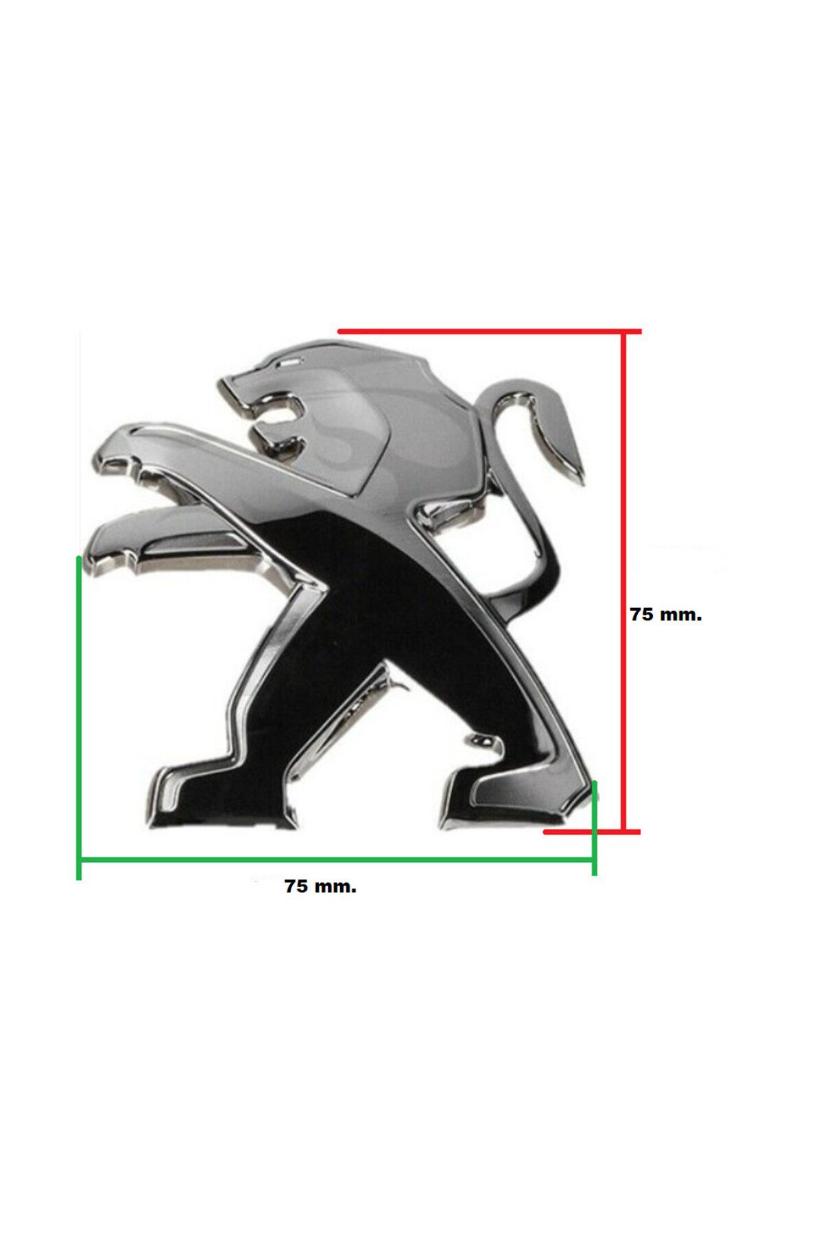 Gutsy 9673873280 Peugeot ArmaLogo 206-207-208...