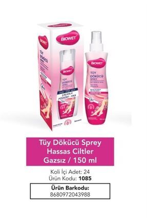 Tüy Dökücü Sprey 150ml Hassas Image 0